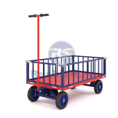 Тележка с поворотной осью и трубчатыми бортами ТПОБ Т