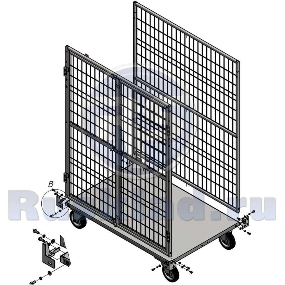 Шкаф сетчатый металлический. ШСМ Шкаф сетчатый металлический. ШСМ